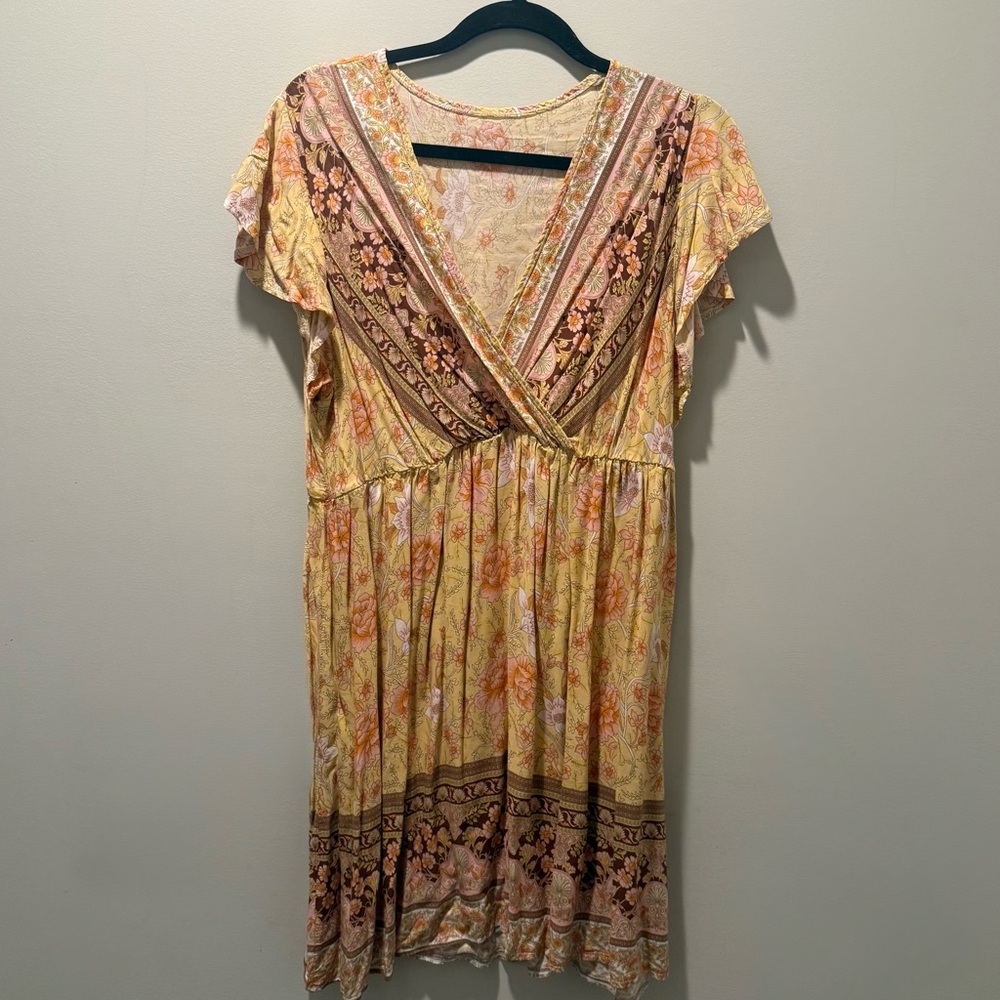 Floral V-Neck Dress